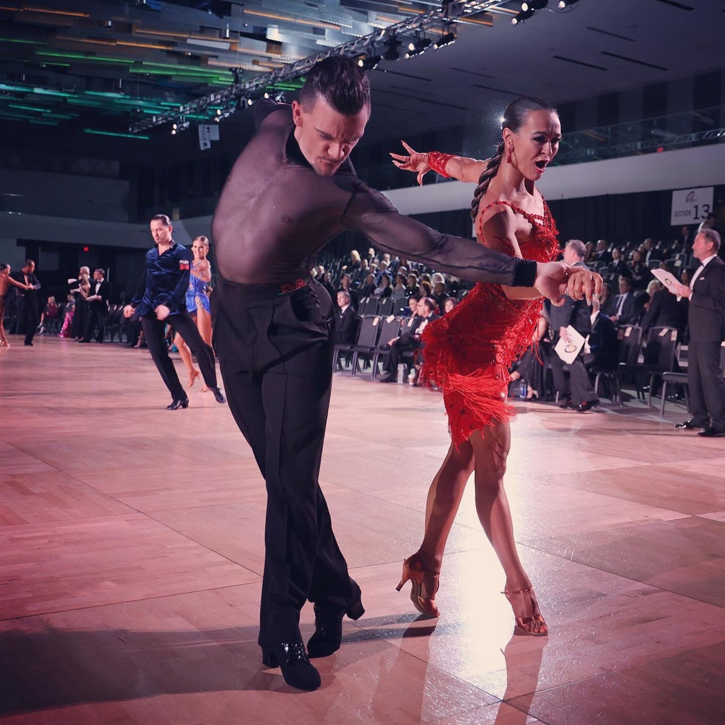 Competing in professional Latin dance